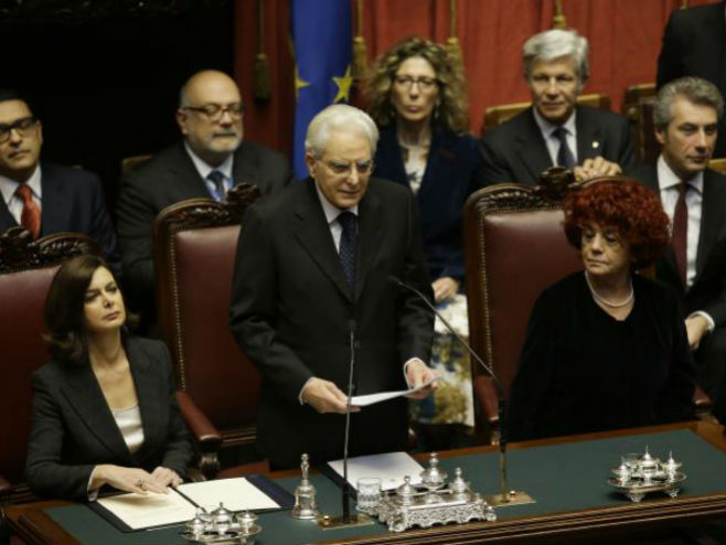 Италијански предсједник Серђо Матарела - Фото: AP