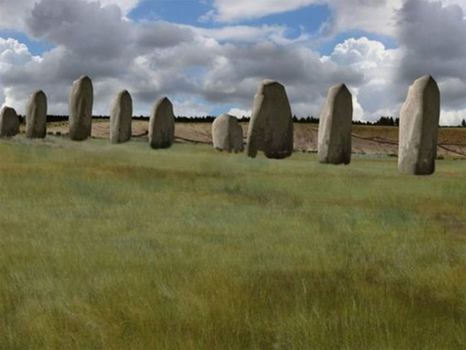 Праисторијски камени споменик недалеко од Стоунхенџа - Фото: BBC