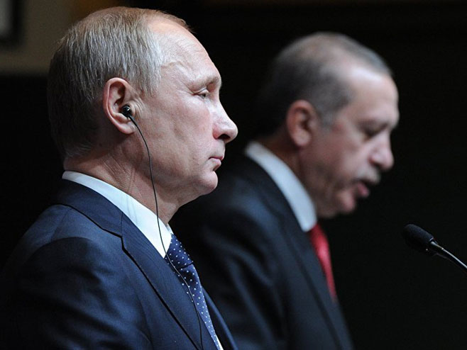 Путин и Ердоган  (Фото:Sputnik/ Michael Klimentyev) - 