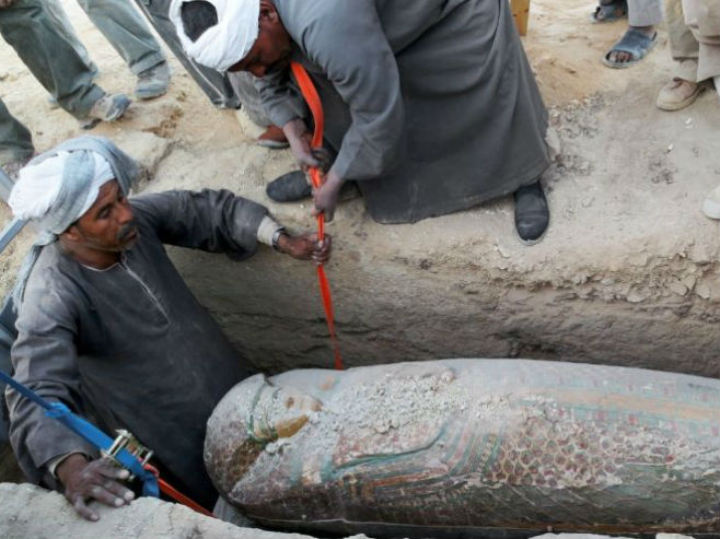 Пронађена мумија у Египту (Фото: AP Photo/Egypt's Supreme Council Of Antiquities) - 