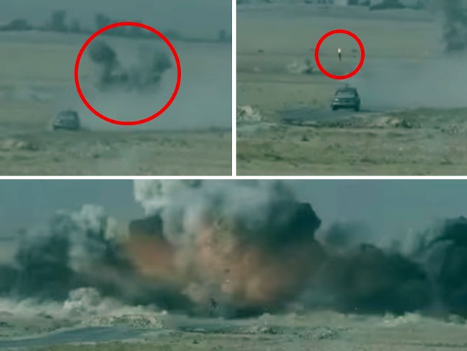 Рака- Француски пројектил уништава ауто-бомбу Исламске државе - Фото: Screenshot/YouTube