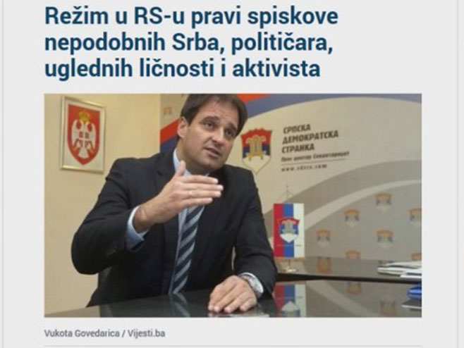 Не јењавају тврдње медија у ФБиХ о наводним паравојним јединицима у Српској? - Фото: Screenshot