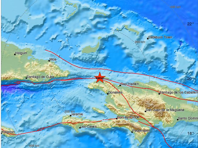 Земљотрес потресао Хаити (Фото: www.emsc-csem.org) - 